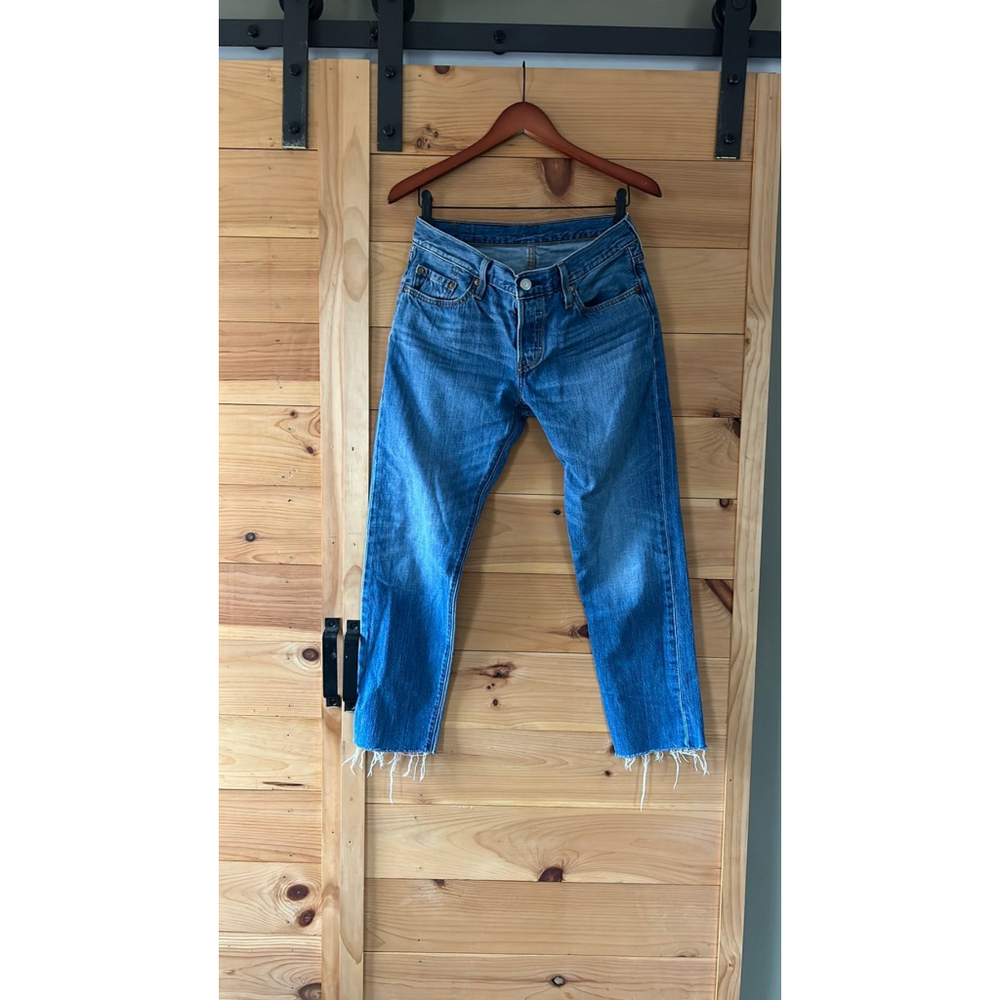 Leviâs 501 Ct Custom Jeans Raw Hem 27